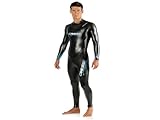Cressi Triton Man All In One Swim Wetsuit 1.5mm - Neopren 1.5 mm High Density Glide Skin Einteiliger Schwimm-Neoprenanzug, Schwarz/Fluogrün, XXL, Herren