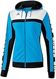 Erima Damen Classic 5-C Trainings Sportsjacke, Curacao/schwarz/weiß, 36