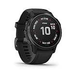 Garmin fenix 6S PRO – schlanke GPS-Multisport-Smartwatch mit 1,2 Zoll Display, vorinstallierten Europakarten, Garmin Music und Garmin Pay. Wasserdicht bis 10 ATM und bis zu 9 Tage Akkulaufzeit