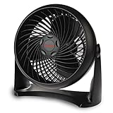 Honeywell TurboForce Turbo-Ventilator (Geräuscharme Kühlung, verstellbarer Neigungswinkel bis zu 90°, 3 Geschwindigkeitseinstellungen, Wandmontage, Tischventilator) HT900E, Schwarz